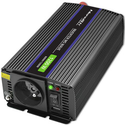 Przetwornica napięcia Qoltec Monolith 1200 MS Wave 12V/230V 600W/1200W USB