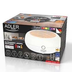 Ultradźwiękowy dyfuzor zapachowy 3w1 USB Adler AD 7969