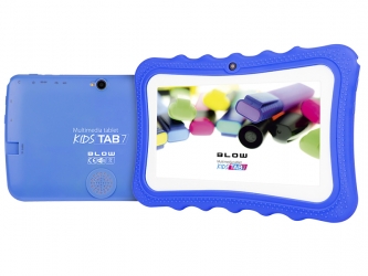 Tablet BLOW KIDSTAB 7 ver. 2020 + etui dla dzieci - niebieski + powerbank