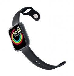 Zegarek smartwatch opaska sportowa Y68S - czarny