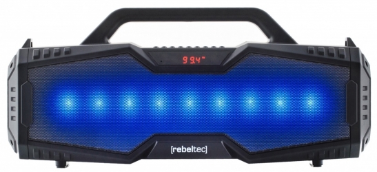 Rebeltec SoundBOX 420 głośnik bluetooth RGB radio BASS MP3 SD USB AUX