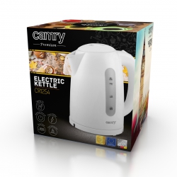 Elektryczny czajnik plastikowy Camry CR 1254w 1,7 L biały