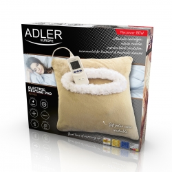 Rozgrzewająca poduszka elektryczna Adler AD 7404 beżowa
