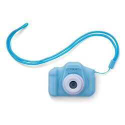 Zestaw dla dzieci mikrofon z głośnikiem bluetooth Forever Animal AMS-100 małpka czarny   aparat fotograficzny niebieski