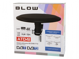 Antena BLOW DVB-T ATD41 aktywna wewnętrzna/zewnętrzna 