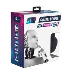 Podświetlane słuchawki gamingowe z mikrofonem ART G11