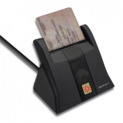 Inteligentny czytnik chipowych kart ID Qoltec USB 2.0