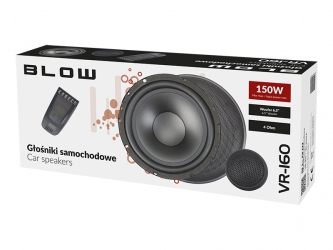 Zestaw głośników samochodowych BLOW VR-160 150W 4 Ohm