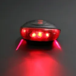 Lampka rowerowa LTC LED tylna z laserem