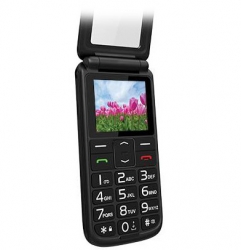 Telefon komórkowy dla seniora BT LTC MOB30 z klapką SOS aparat