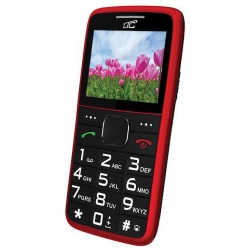 Telefon komórkowy dla seniora BT LTC MOB20 czerwony SOS aparat
