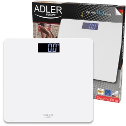 Elektroniczna waga  łazienkowa Adler AD 8157w do 150 kg biała