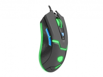 Mysz gamingowa podświetlana FURY HUNTER 2.0 6400DPI RGB dla graczy + soft