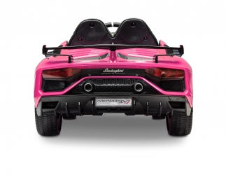 Samochód auto na akumulator Caretero Toyz Lamborghini Aventador SVJ akumulatorowiec + pilot zdalnego sterowania - różowy