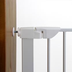 Bramka barierka ochronna zabezpieczająca drzwi schody Max4b biała