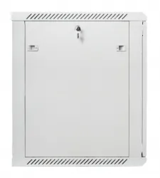 Szafa instalacyjna RACK wisząca 19&#039;&#039; 15U 600x600 drzwi szklane Lanberg - szara