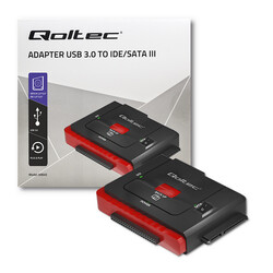 Adapter USB 3.0 Qoltec do IDE | SATA III