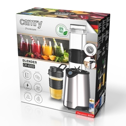 Blender personalny Camry CR 4069 inox   2 kubki