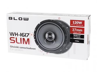 Komplet 2-drożnych głośników samochodowych BLOW WH-1617 SLIM 6,5&quot; 4 Ohm