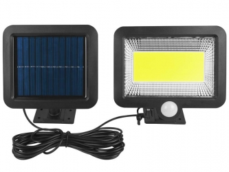 Lampa solarna halogen LED LTC z czujnikiem ruchu i zmierzchu