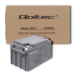 Akumulator AGM Qoltec 12V 65Ah max. 780A