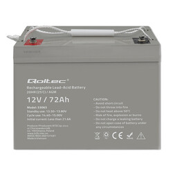 Akumulator AGM Qoltec 12V 72Ah max. 1080A