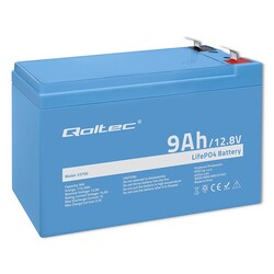 Akumulator LiFePO4 litowo-żelazowo-fosforanowy Qoltec 12.8V 9Ah 115.2Wh BMS