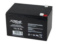Akumulator żelowy XTREME 12V 15Ah