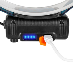 Akumulatorowa latarka czołowa LED COB   XPE ZOOM LTC z sensorem ruchu
