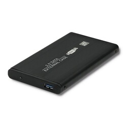 Aluminiowa obudowa zewnętrzna USB 3.0/SATA3 Qoltec dla dysków HDD/SSD 2.5&quot; - czarny