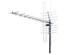 Antena kierunkowa zewnętrzna DVB-T VHF/UHF MUX8 + kabel 25m - zestaw do odbioru na 3 TV