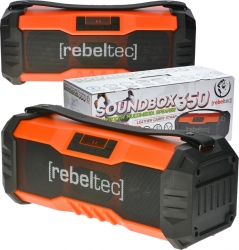 Rebeltec SoundBOX 350 głośnik bluetooth RGB wodoodporny radio equalizer MP3 SD USB AUX