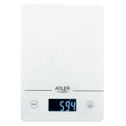 Elektroniczna waga kuchenna Adler AD 3170 do 15 kg biała