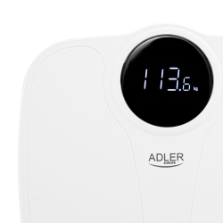 Elektroniczna waga łazienkowa Adler AD 8172 do 180 kg - biała