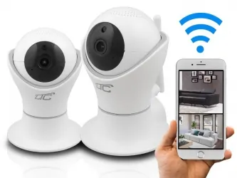 Kamera IP LTC KAM21 wewnętrzna obrotowa WiFi SD intercom