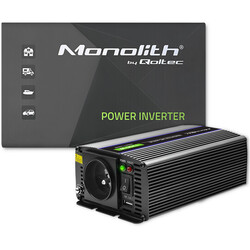 Przetwornica napięcia Qoltec Monolith 1200 MS Wave 12V/230V 600W/1200W USB