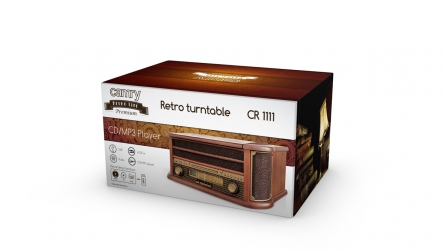 Gramofon Camry CR 1111 CD MP3 USB nagrywanie