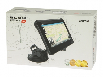 Tablet BLOW 7" nawigacja samochodowa GPSTAB7 4G LTE WiFi GPS Android   uchwyt