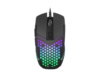 Mysz gamingowa FURY BATTLER 6400DPI podświetlenie lekka + mata