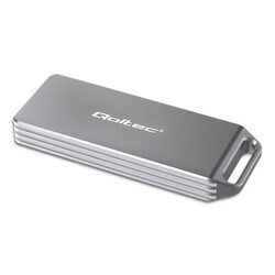 Mini aluminiowa obudowa kieszeń na dysk M.2 SSD NVMe PCIe Qoltec USB 3.1 Super speed 10Gb/s