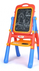 Magnetyczna tablica edukacyjna Caretyero Toyz Red dwustronna klasyczna i whiteboard