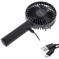 Mini wentylator przenośny 9cm/3,5” USB Adler AD 7331b czarny