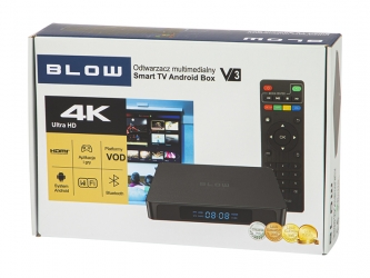 Android TV BOX BLOW SMART TV 4K UltraHD v3 Bluetooth WiFi