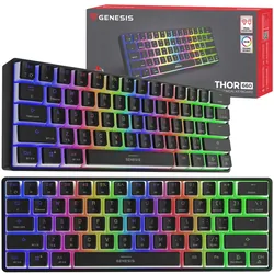 Bezprzewodowa klawiatura gamingowa mechaniczna Genesis THOR 660 podświetlana RGB
