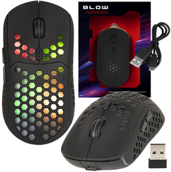Bezprzewodowa mysz gamingowa BLOW FLASH podświetlana LED