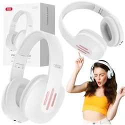 Bezprzewodowe słuchawki nauszne Bluetooth XO BE39 białe