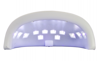 Lampa do paznokci UV/LED Esperanza Amber 40W do lakieru hybrydowego, żelu - czarna