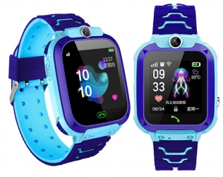 Zegarek smartwatch Q12 dla dzieci wodoodporny niebieski