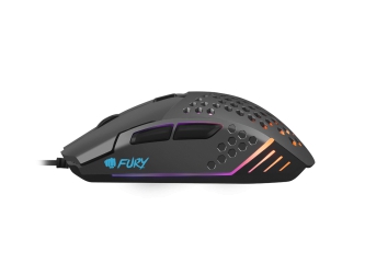 Mysz gamingowa FURY BATTLER 6400DPI podświetlenie lekka + mata