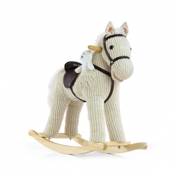 Koń na biegunach Milly Mally Pony niebieski interaktywny konik + miś